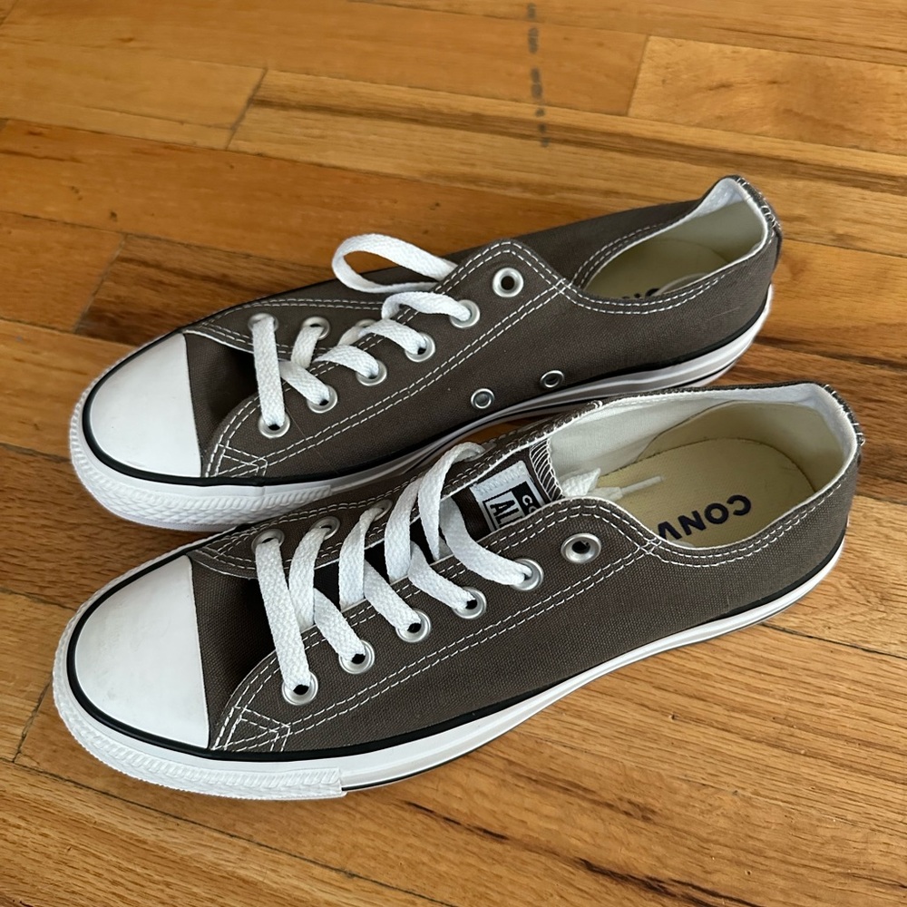 Converse Gray Low-Top Sneakers